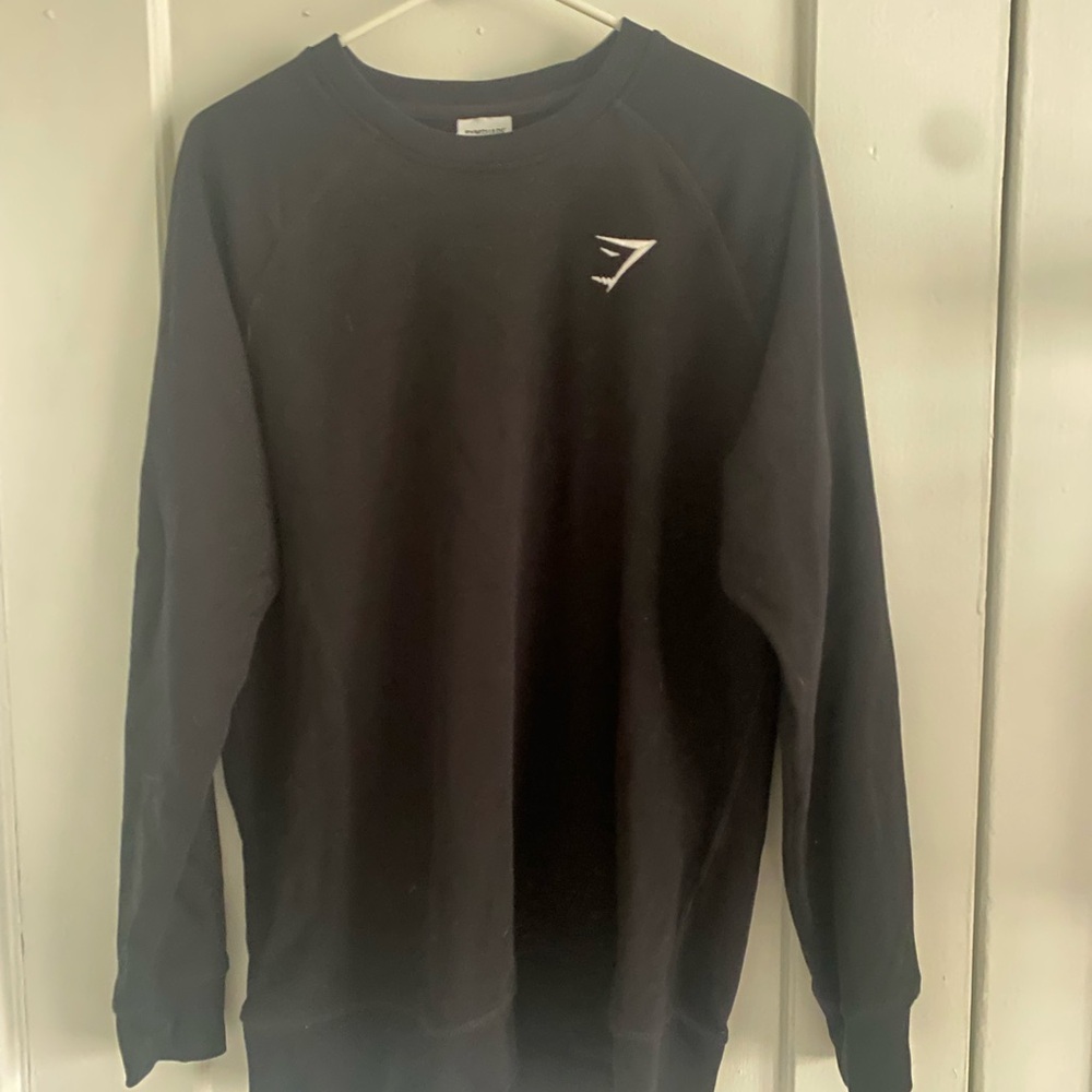 Gymshark Black Crewneck Sweater Classic Design